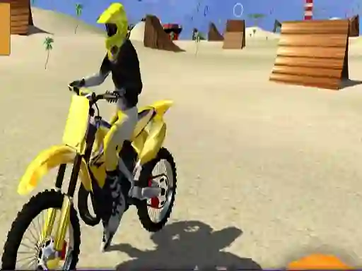 Igra Motor Cycle Beach Stunt online