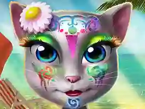 Igra Kitty Beach Makeup online