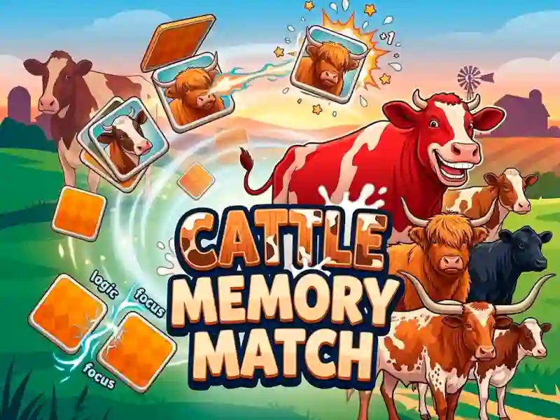 Igra Cattle Memory Match online