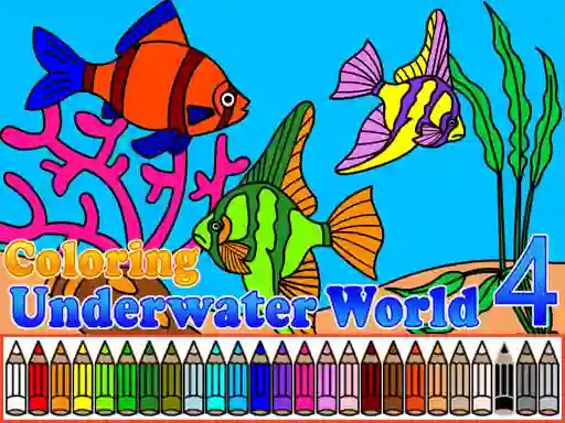 Igra Coloring Underwater World 4 online