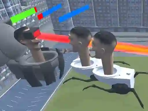 Igra Merge Toilet Skib Fight online