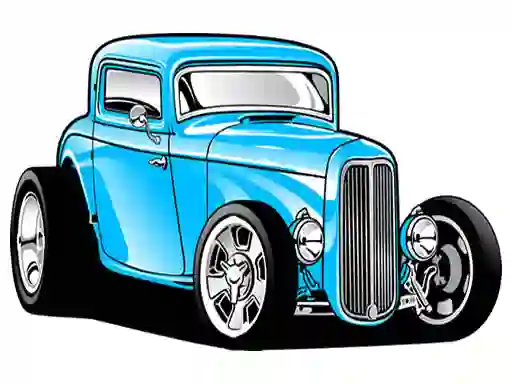 Igra Hot Rod Coloring online