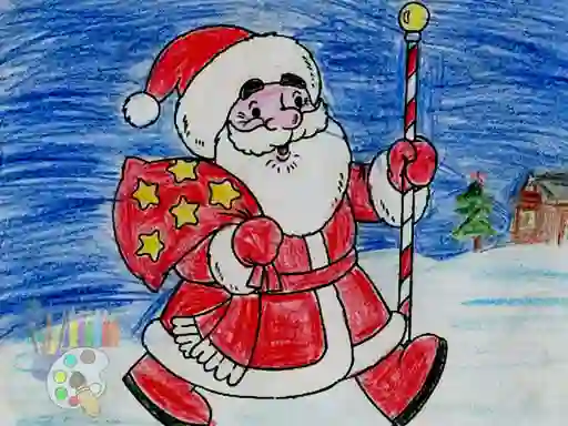 Igra Santa Claus Coloring online