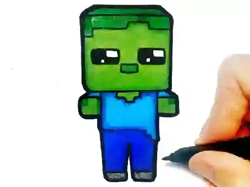 Igra Easy Kids Coloring Mineblox online