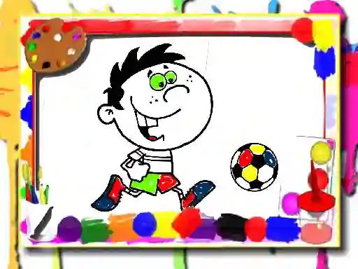 Igra Football Coloring Time online