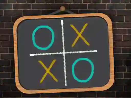 Igra Tic Tac Toe blackboard online