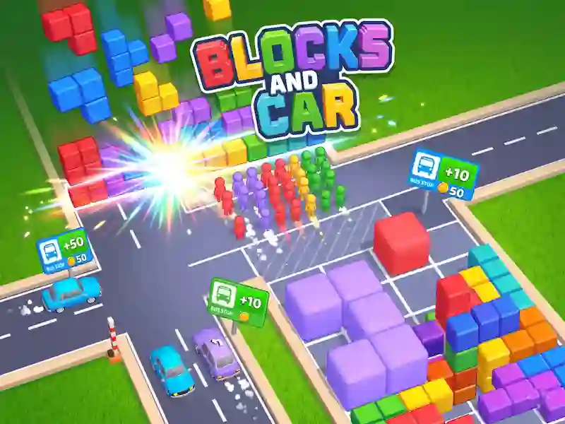 Igra Blocks and Car online