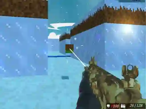 Igra Blocky Swat Shooting Iceworld Multiplayer online