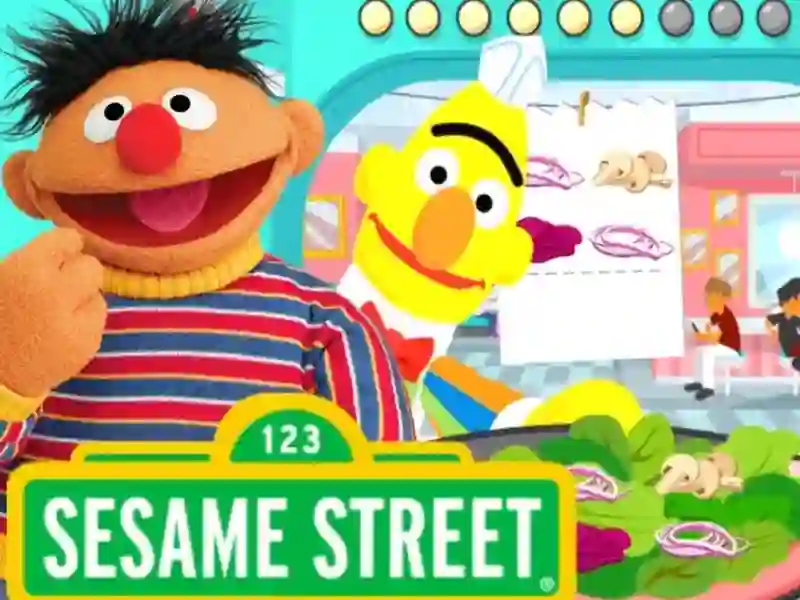 Igra 123 Sesame Street: Super Salad Diner online