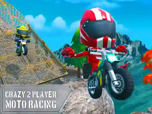 Igra Crazy 2 Player Moto Racing online