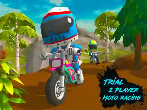 Igra Trial 2 Player Moto Racing online
