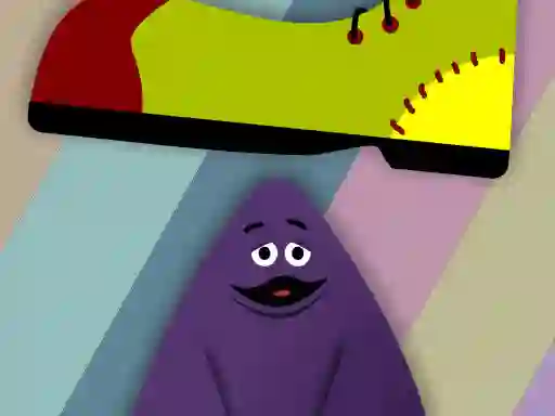 Igra Grimace vs giant clown shoes online