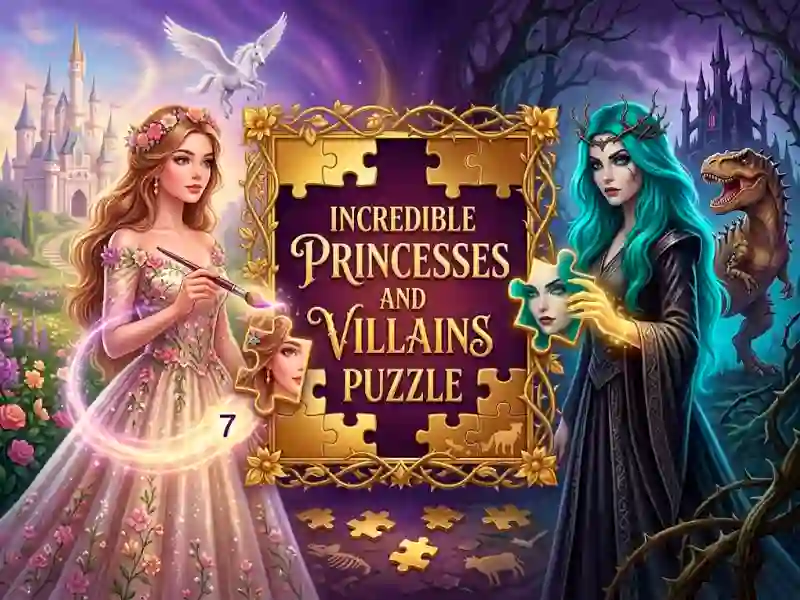 Igra Incredible Princesses and Villains Puzzle online