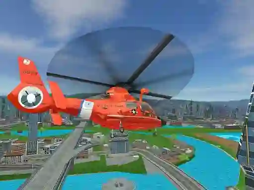 Igra 911 Rescue Helicopter Simulation 2020 online