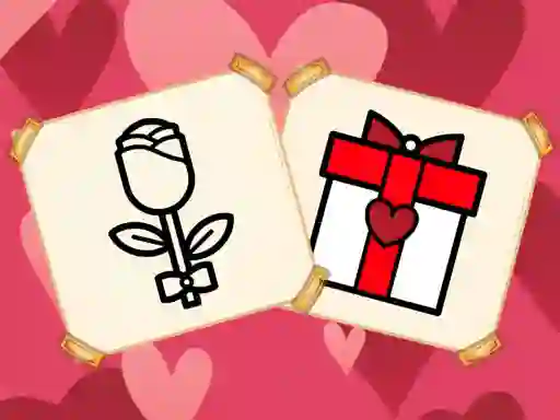 Igra Valentine Present Coloring online