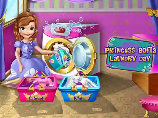 Igra Young Princess Laundry Day online