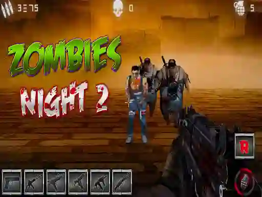 Igra Zombies Night 2 online