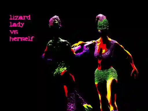 Igra Lizard Lady vs Herself online