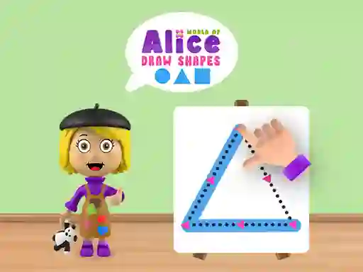 Igra World of Alice Draw Shapes online