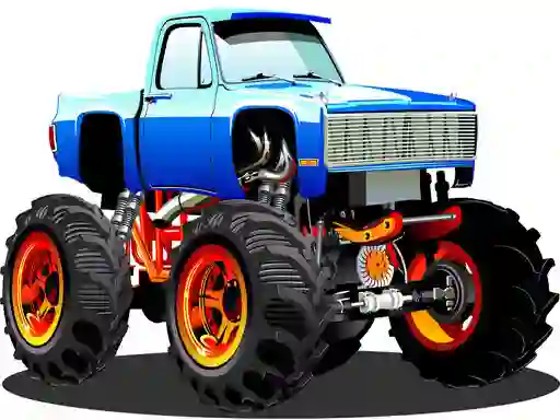 Igra Monster Truck Puzzle online