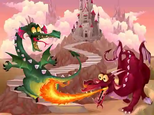 Igra Fairy Tale Dragons Memory online