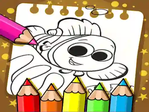 Igra Finding Nemo Color Book online