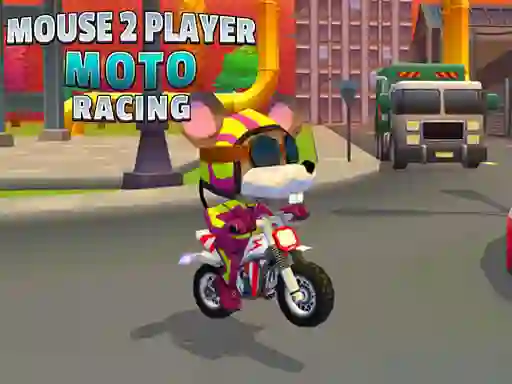Igra Mouse 2 Player Moto Racing online