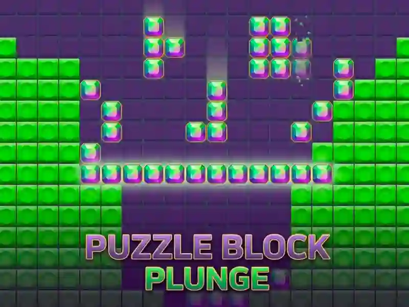 Igra Puzzle Block Plunge online