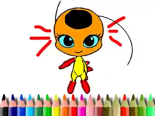 Igra Back To School: Dotted Girl Coloring online