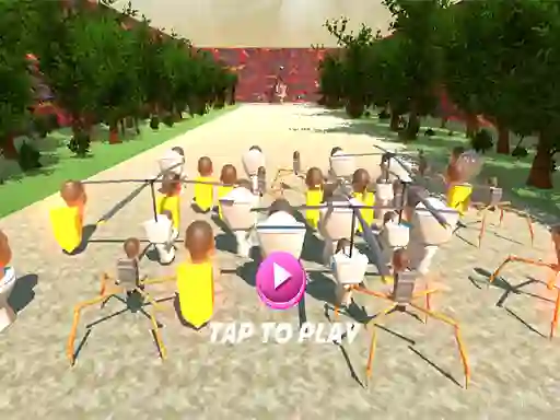 Igra SQUID TOILET 3D online