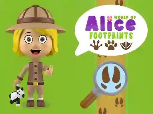 Igra World of Alice Footprints online