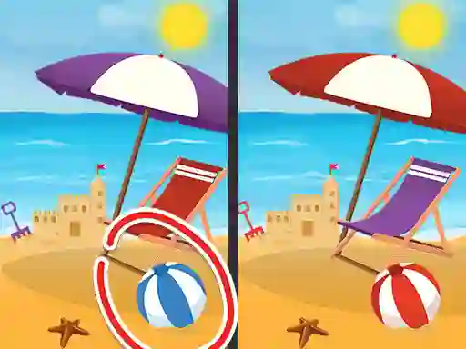Igra Spot The Difference Seasons online