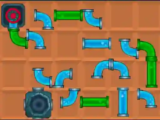Igra Connect the Pipes 2d online