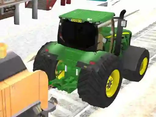 Igra Tractor Chained Towing Train 2018 online