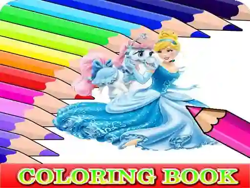 Igra Coloring Book for Cinderella online