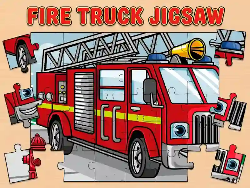 Igra Fire Truck Jigsaw online