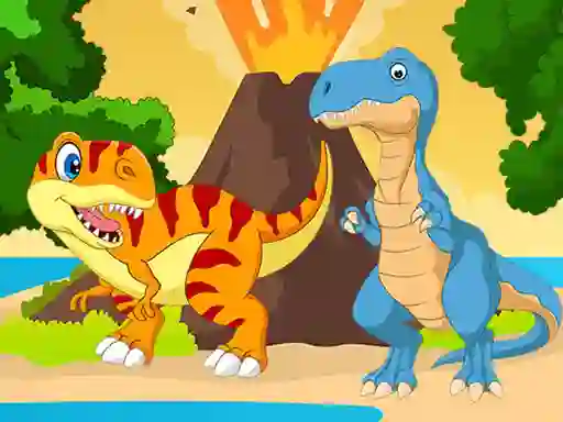 Igra Dino Jigsaw online