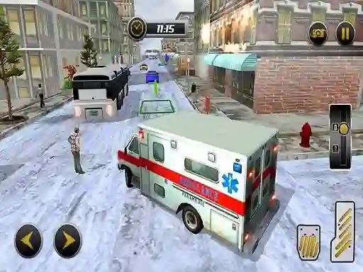Igra Modern city ambulance simulator online