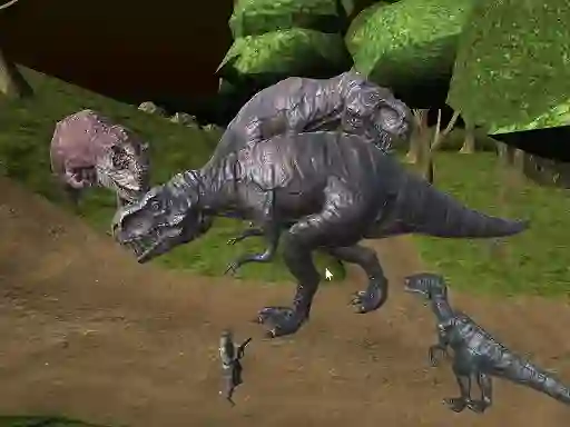 Igra Mightnight Multiplayer Dinosaur Hunt online
