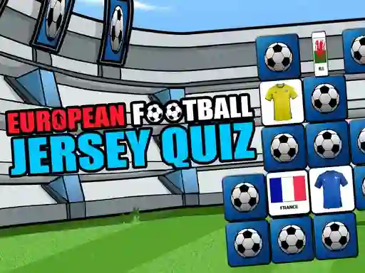 Igra European Football Jersey Quiz online