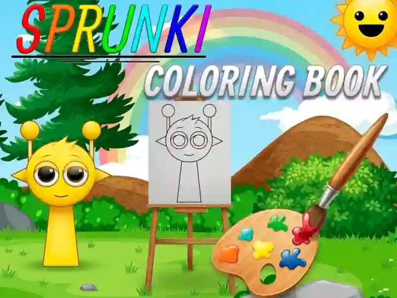Igra Sprunki Coloring Book online