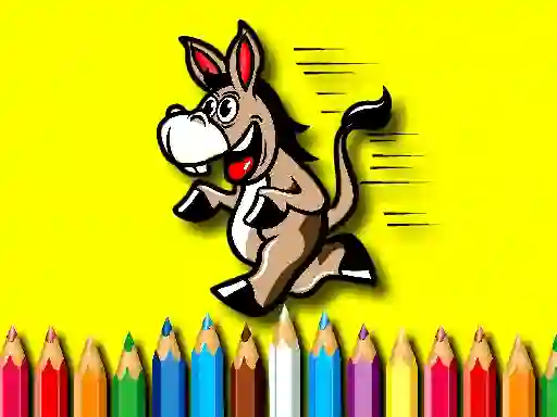Igra Back To School Coloring Book Donkey online