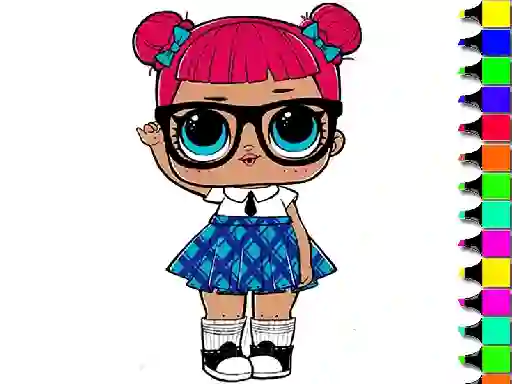 Igra Easy Kids Coloring Lol online