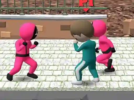 Igra Squid Game Multiplayer Fighting online