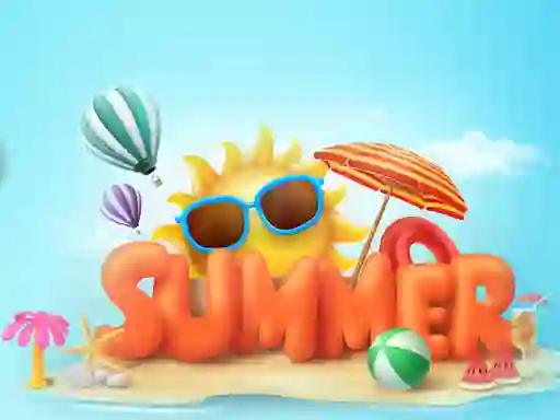Igra Happy summer jigsaw puzzle online