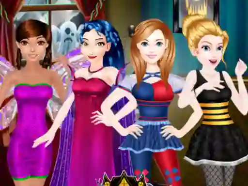 Igra Royal Halloween Party Dress Up online