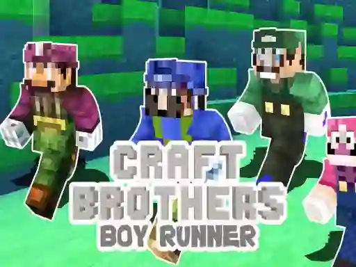 Igra Craft Bros Boy Runner online