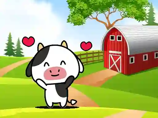 Igra Cartoon Farm Spot The Difference online