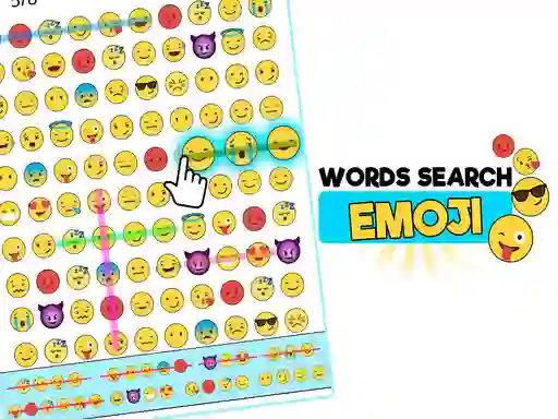Igra Word Search Emoji Edition online