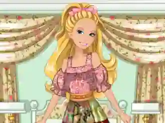 Igra Barbie's Patchwork Peasant Dress online